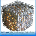 Stone retaining wall galvanized welded gabion box